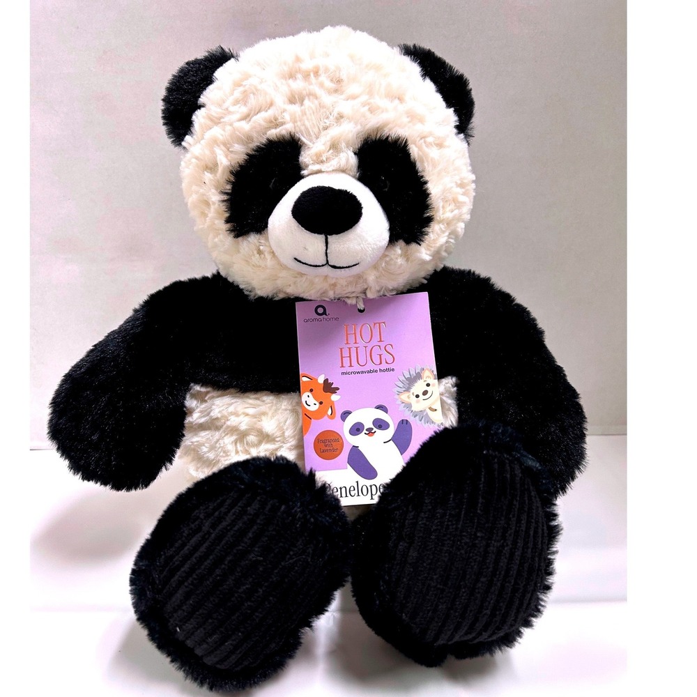 Aroma Home Hot Hugs Penelope Panda Microwavable Lavender Scented Plush Toy
